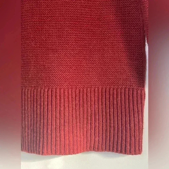 Gap Wool Blend Chunky Knit Oversized Button Front Cardigan Sweater Sz M - Picture 5 of 11